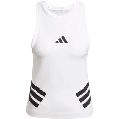 Adidas Future Icons 3 Stripes Mouwloos T-shirt Wit M Vrouw