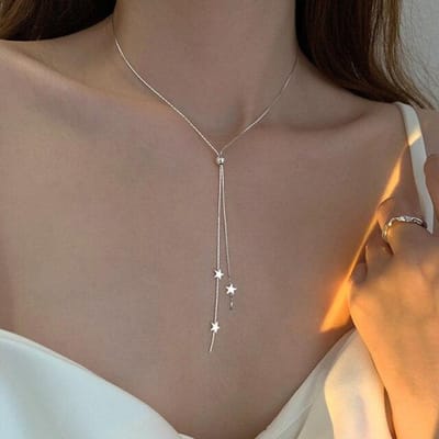 925 sterling zilveren ster verstelbare ketting luxe premium vrouwen hangende ketting feestgeschenken brown