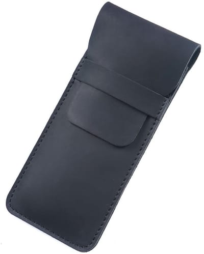 Dailygoods- Pennenhouder handgemaakt van kalfsleer - Lederen etui