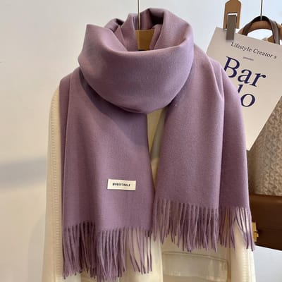 26 Kleuren Mode Winter Sjaal Mannen Warm Kasjmier Gevoel Sjaal Man Sjaal Luxe Wol Dames Pashmina Sjaals Dames 70X200CM gray