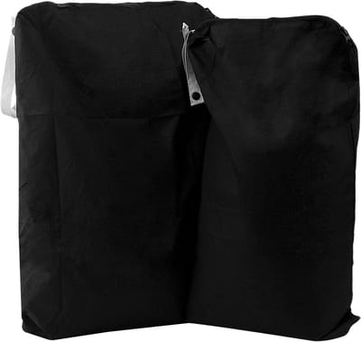 Set van 2 Waterdichte Waszakken met Rits, Vouwbare Waszak voor Kamperen en Reizen, 60 x 45 cm en 55 x 35 cm, Ideaal voor Vuile Kleding en Organisatie