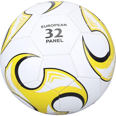 Maat 5 Voetbal PVC voor Competities Training Examens Officieel Binnen Buiten Spelen Geel