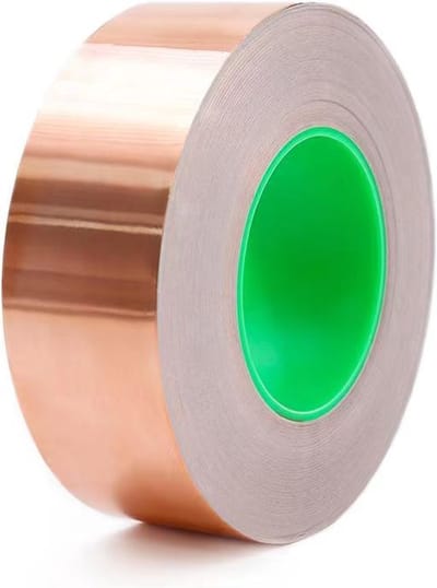 50mm x 15m Slakken Koper Tape | Zelfklevende Koper Tape Slakken Afweermiddel | Slakken Afschrikmiddel Barrière Koperfolie Tape voor Humane Ongediertebestrijding | Zelfklevende Tape Gebruikt voor Bloembedden & Moestuinen