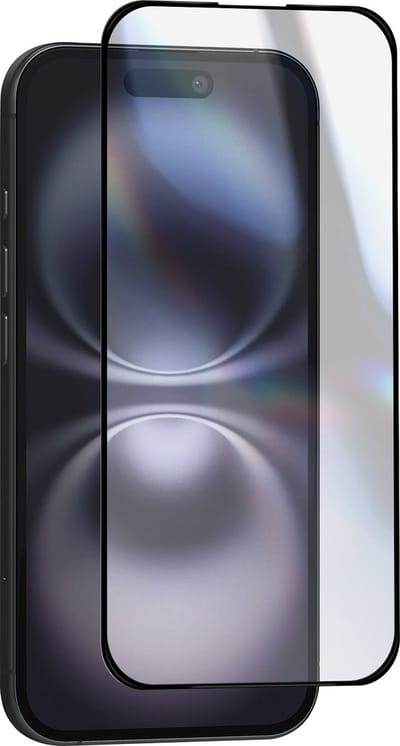 Forcell, Gehard glas Geschikt voor Apple iPhone 16 Plus hardheid 9H anti-krassen, Transparant