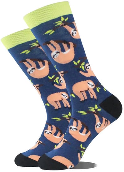 ZOETTT Luiaard sokken - Sokken - Leuke sokken - Vrolijke sokken - Dieren sokken - Luiaard
