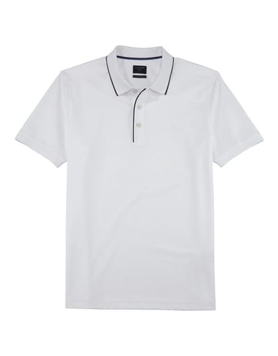 OLYMP Polo Casual - modern fit polo - wit