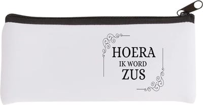Akyol - hoera ik word zus Etui - Zus - iemand die zus wordt - zus cadeautjes - cadeau - kado - geschenk - 20 bij 9 cm