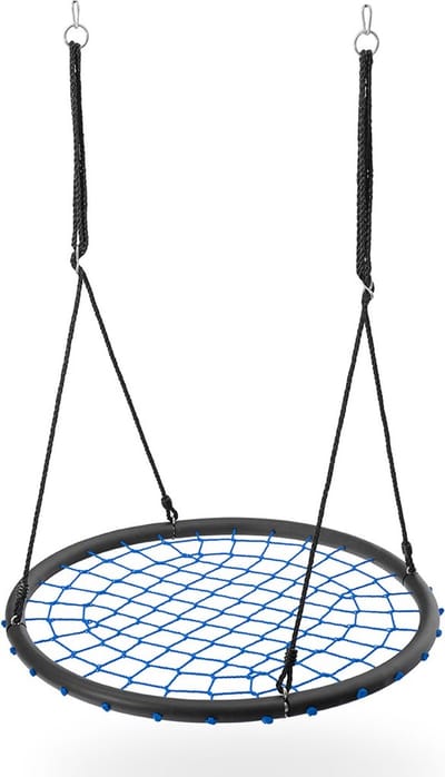 NILS CAMP NB5038 - Schommel - Nestschommel - Blauw - Ø 100 cm