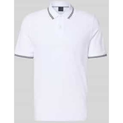 Bugatti Herren Polo Modern Fit van puur katoen