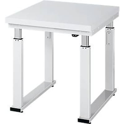 Werktafel serie adlatus 600, 750 x 900 x 740-1140 mm, hard laminaat blad