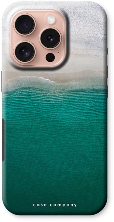 Case Company® - Hoesje geschikt voor iPhone 16 Pro hoesje - Stranded - Tough Case - Maximale Bescherming alle Kanten en Schermrand
