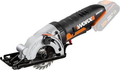 Cirkelzaag 20V - 1-hand bediening - 27mm snijdiepte - voor hout, metaal, tegels - accu verwisselbaar Powershare
