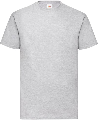 T-shirt Fruit Of The Loom Valueweight Volwassen Gris - S