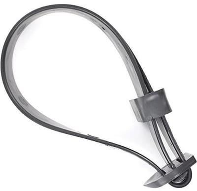 600 mm Boomband met gesp - 2 stuks - Wit