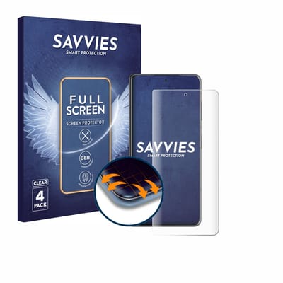 Savvies - Screenprotector voor Honor Magic V3 - Folie Beschermfolie transparant volledig dekking 4 Stuks