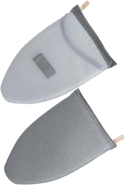 Strijkhandschoen Hittebestendig - Stoomhandschoen Strijkplankhoes - Kleding Stomen - Waterdicht Ademend - 24 x 15 x 2 cm - Lichtgrijs