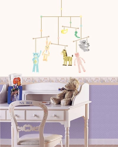 Muurstickers, decoratieve stickers, kinderbox, dieren