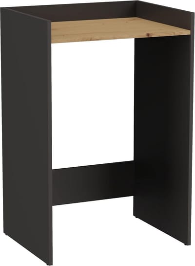Wasmachinekast - Opbergkast Badkamer - Ruimte Organiseren - Geïntegreerde Plank - 64 x 97.5 cm - Antraciet Oak