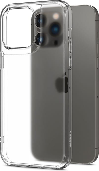 Spigen Quartz Hybrid Hoesje Geschikt voor Apple iPhone 14 Pro Matte Transparant