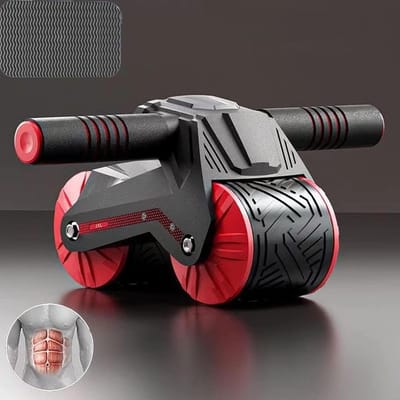 Automatisch rebound-buikwiel, rebound-buikwiel, wielen roller binnenlandse buikspieroefenaar, Ab Roller Wheel Oefenapparatuur voor beginners Core Workouts
