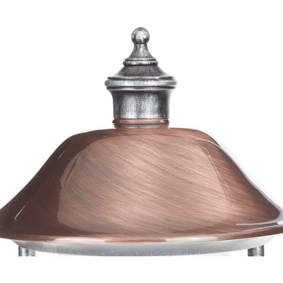LCD Buitenwandlamp Peggy met koperen kap, vrijstaand