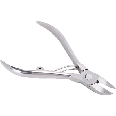 2 pièces Pinces Coupe-Dents Acier Inoxydable Ciseaux Coupe-Dents pour Mouton Animal de Compagnie white