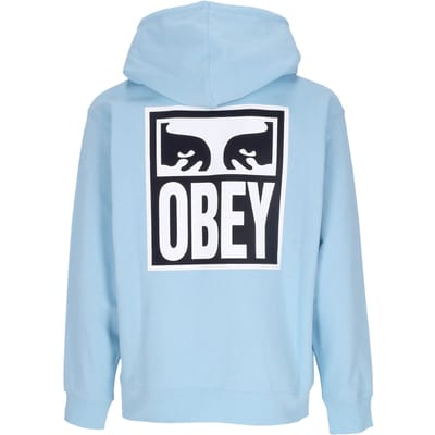 Eyes Icon 2 Premium French Terry lichtgewicht herensweatshirt met capuchon Po Sky Blue