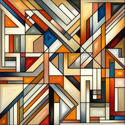 Line art picasso schilderij | Abstracte lijnen dansen als Picasso op het doek van kunst | Kunst - 60x60 centimeter op Canvas | Foto op Canvas