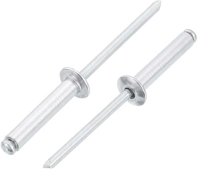Blindklinknagels Aluminium - Metaalverbinder - Vastzetten Onderdelen - Roestbestendig Materiaal - 50 Stuks - Zilver
