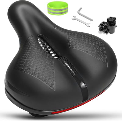 Comfortabel Fietszadel voor Heren en Dames - Ergonomisch en Zacht Gevoerd