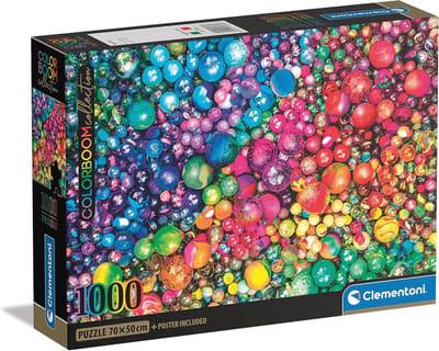 Kleurige Marmer Puzzel - 1000 Stukjes Volwassenen Puzzel - Gradiënt Ontwerp - Made in Italy