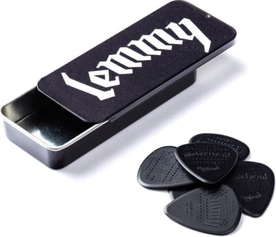 Jim Dunlop Lemmy - Plectrums - Lemmy - Heavy - Pick Tin 6 Stuks