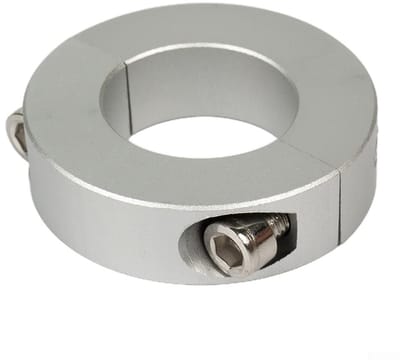 Dailygoods- Klem Dubbele Split 12mm - Binnendiameter 12mm/20mm/25mm/30mm/35mm/38mm - Aluminiumlegering - Anticorrosie Behandeling - 1 Stuk - Klemring