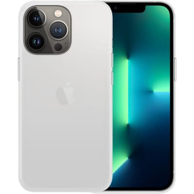 Ceezs telefoonhoesje geschikt voor Apple iPhone 13 Pro Max hoesje siliconen - backcover - optimale bescherming - Matte Transparant
