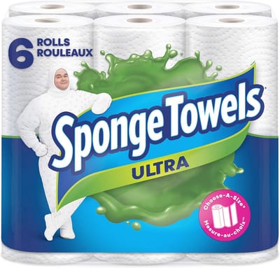 Ultra absorberend keukenpapier - 6 rollen, 432 tellen