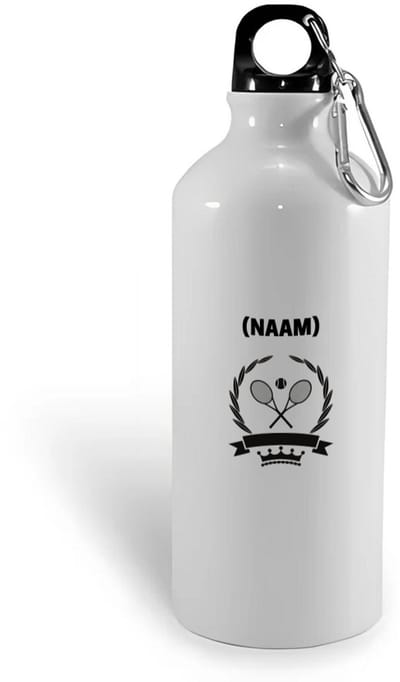 Hacebo® - Tennis met eigen naam waterfles - Tennis - Tennisser - Sport - water fles - 400ML