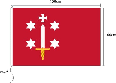 Haarlemse vlag van Haarlem 100x 150cm