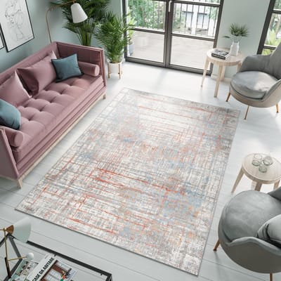 Tapiso Valley Vloerkleed Tapijten Woonkamer Vintage Maat- 80x150