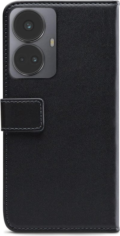 Mobilize Telefoonhoesje geschikt voor Realme 10 Pro Plus Hoesje | Mobilize Classic Gelly Wallet Bookcase Portemonnee | Pasjeshouder voor 2 Pasjes | Telefoonhoesje voor Pinpas / OV Kaart / Rijbewijs - Zwart