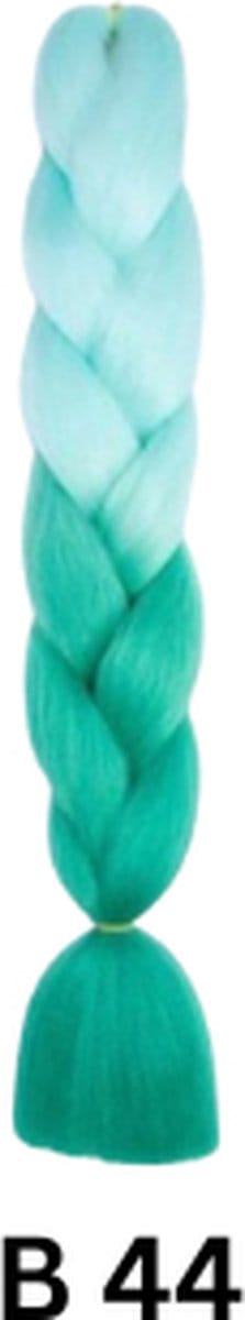 Haar extensions 60cm (#B44) | Haar Vlechten Extensions Voor Gehaakte Twist Vlechten Haar, Vlecht Pre Uitgerekt Vlechten Haar | vlechthaar blond - Synthetisch haar | Vlechtharen 2 pakken x 60cm per stuk