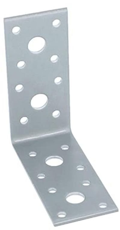 Hoekverbinder 90 x 90 x 40 mm verzinkt - 25 stuks