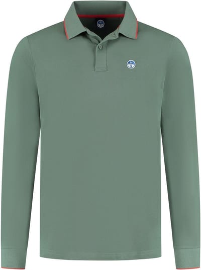 North Sails Basic Polo LS Heren - Maat S