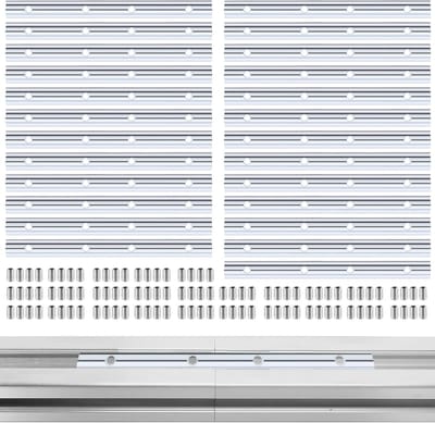 Aluminium Profiel Connectoren - Verbindingsstukken Profielen - Constructie Bouwen - Carbon Staal Materiaal - 25 Stuks - Zilver