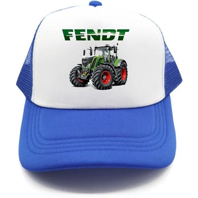 Fendt Trucker Cap Mannen Grappige Landbouw Tractor Landbouw Fendt Hoed Baseballpet Coole Zomer Unisex Mesh Net Petten Adjustable white