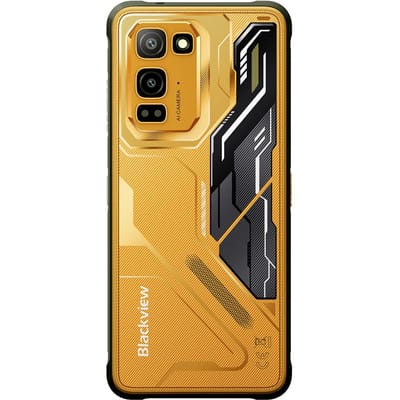 Blackview Fort 5 Android 16 Robuuste Smartphone, 36GB RAM + 256GB ROM Smartphone 5000mAh/33W, 6.78”IPS 120Hz, 108MP+13MP Nachtzicht, NFC/IP68/IP69K geel