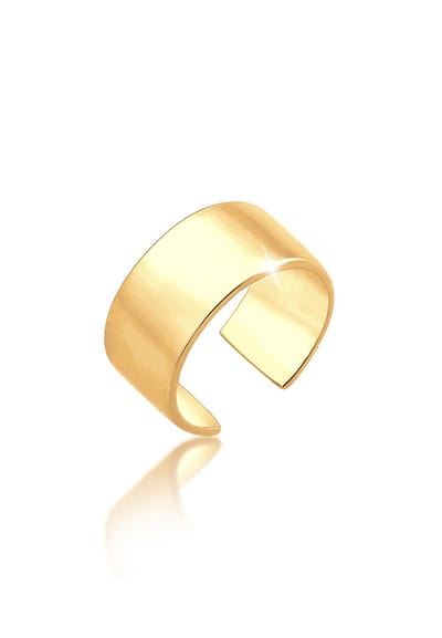 Elli - Oorbellen - Dames Enkele Oorklem Basis Trend Breed in 925 Sterling Zilver - Dames