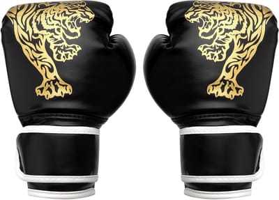 Veilige Bokshandschoenen voor Kinderen 5-12 Jaar - Zwarte Trainingshandschoenen voor Punching Bag, Kickboksen en Muay Thai