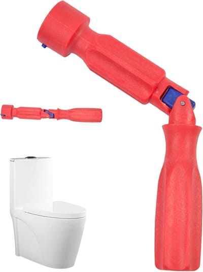 Montage Sleutel - Toiletzitting Gereedschap - Toilet Zitting Monteren - Universele Pasvorm - 17 10mm - Rood