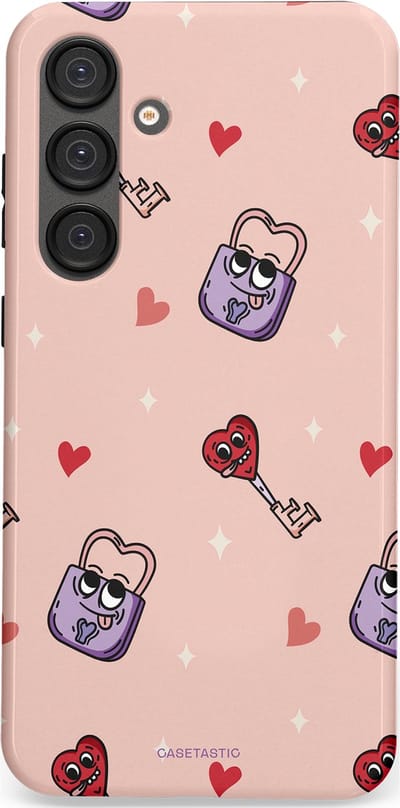 Casetastic Hoesje Geschikt voor Samsung S25 Plus - Stijlvolle Beschermende Duo-layer Case - Jij bent mijn match
