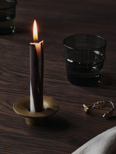 Ferm Living Duo Candle Kaarsenset - dark chocolate